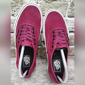 Vans Low Top Shoes - Wine Burgundy Men's 7.5/Women 9